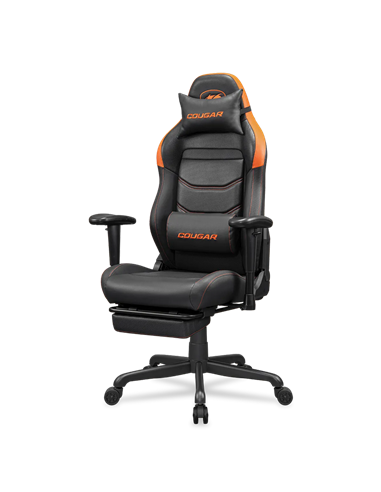 Scaun Gaming Cougar Explore Neo, PVC Piele, Negru | Portocaliu