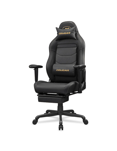 Scaun Gaming Cougar Explore Neo, PVC Piele, Negru | Auriu
