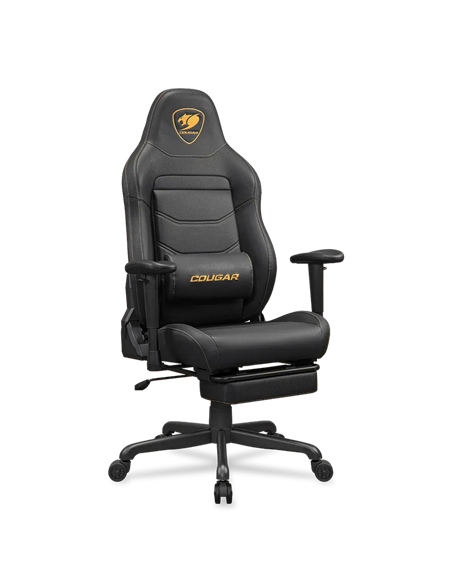 Scaun Gaming Cougar Explore Neo, PVC Piele, Negru | Auriu