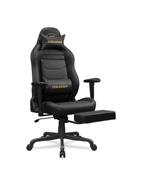 Scaun Gaming Cougar Explore Neo, PVC Piele, Negru | Auriu