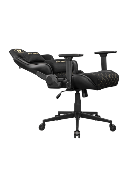 Scaun Gaming Cougar Armor One V2 Gold F, PVC Piele, Negru | Auriu