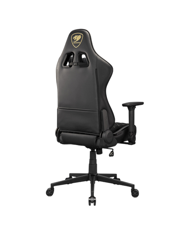 Scaun Gaming Cougar Armor One V2 Gold F, PVC Piele, Negru | Auriu