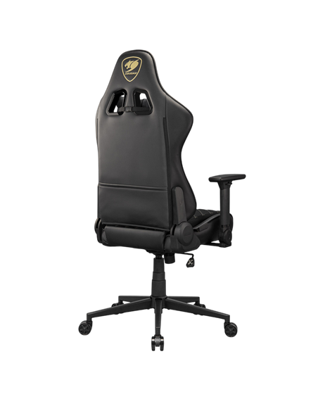 Scaun Gaming Cougar Armor One V2 Gold F, PVC Piele, Negru | Auriu