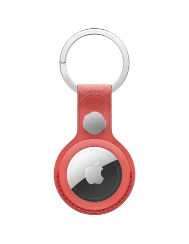 Husă pentru Airtag Apple FineWoven Key Ring, Coral