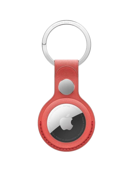 Husă pentru Airtag Apple FineWoven Key Ring, Coral