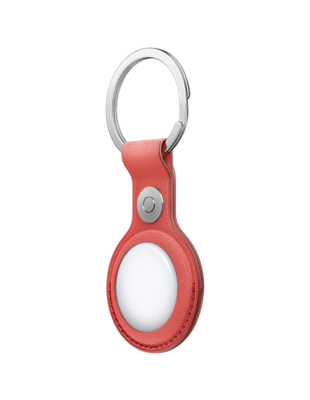 Husă pentru Airtag Apple FineWoven Key Ring, Coral