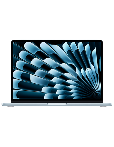 Laptop 13,6" Apple MacBook Air A3240, Sky Blue, M4 with 10-core CPU and 10-core GPU, 24GB/512GB, macOS Sequoia