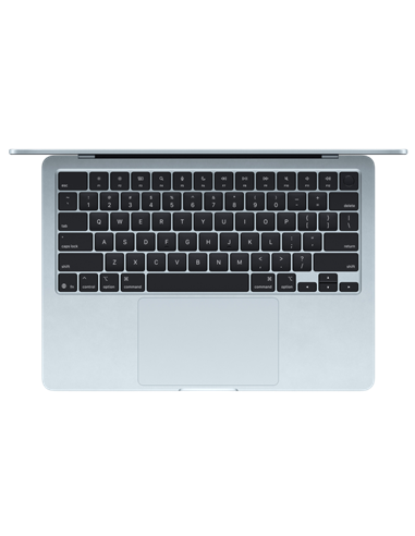 Laptop 13,6" Apple MacBook Air A3240, Sky Blue, M4 with 10-core CPU and 10-core GPU, 24GB/512GB, macOS Sequoia
