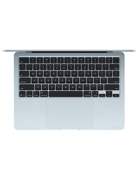 Laptop 13,6" Apple MacBook Air A3240, Sky Blue, M4 with 10-core CPU and 10-core GPU, 24GB/512GB, macOS Sequoia