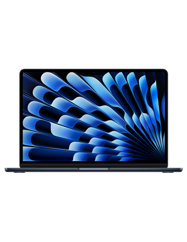 Laptop 13,6" Apple MacBook Air A3240, Midnight, M4 with 10-core CPU and 10-core GPU, 16GB/512GB, macOS Sequoia