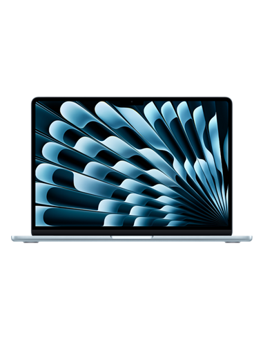 Laptop 13,6" Apple MacBook Air A3240, Sky Blue, M4 with 10-core CPU and 8-core GPU, 16GB/256GB, macOS Sequoia