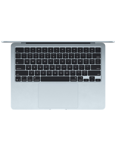 Laptop 13,6" Apple MacBook Air A3240, Sky Blue, M4 with 10-core CPU and 10-core GPU, 16GB/512GB, macOS Sequoia