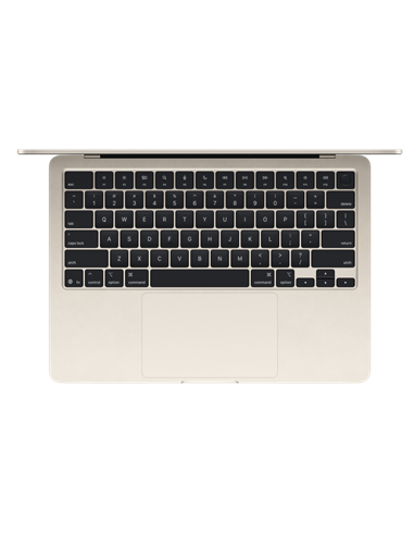 Laptop 15,3" Apple MacBook Air A3241, Starlight, M4 with 10-core CPU and 10-core GPU, 24GB/512GB, macOS Sequoia