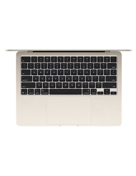 Laptop 15,3" Apple MacBook Air A3241, Starlight, M4 with 10-core CPU and 10-core GPU, 24GB/512GB, macOS Sequoia