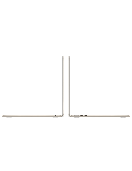 Laptop 15,3" Apple MacBook Air A3241, Starlight, M4 with 10-core CPU and 10-core GPU, 24GB/512GB, macOS Sequoia