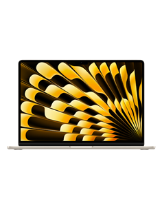 Laptop 15,3" Apple MacBook Air A3241, Starlight, M4 with 10-core CPU and 10-core GPU, 16GB/256GB, macOS Sequoia