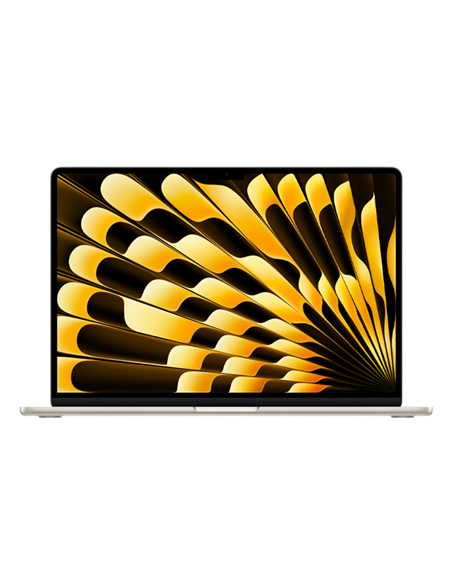 Laptop 15,3" Apple MacBook Air A3241, Starlight, M4 with 10-core CPU and 10-core GPU, 16GB/256GB, macOS Sequoia