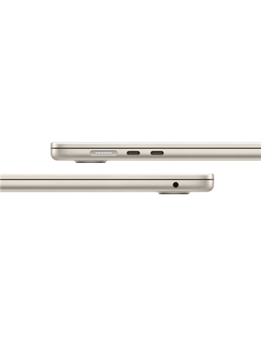 Laptop 15,3" Apple MacBook Air A3241, Starlight, M4 with 10-core CPU and 10-core GPU, 16GB/256GB, macOS Sequoia