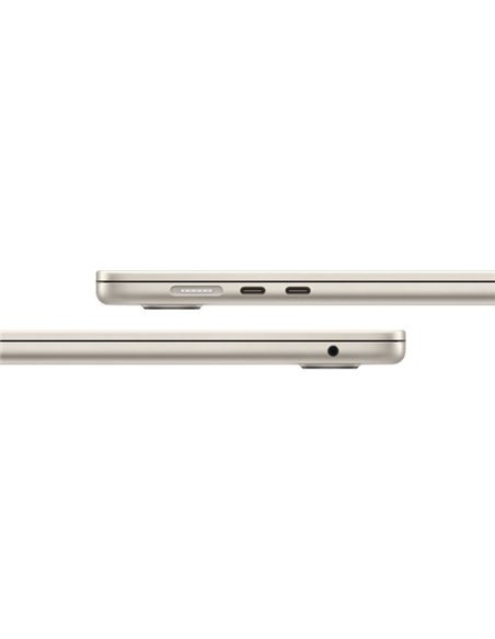 Laptop 15,3" Apple MacBook Air A3241, Starlight, M4 with 10-core CPU and 10-core GPU, 16GB/256GB, macOS Sequoia