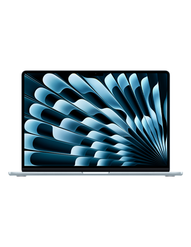 Laptop 15,3" Apple MacBook Air A3241, Sky Blue, M4 with 10-core CPU and 10-core GPU, 16GB/256GB, macOS Sequoia