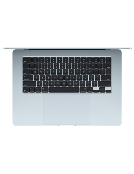 Laptop 15,3" Apple MacBook Air A3241, Sky Blue, M4 with 10-core CPU and 10-core GPU, 16GB/256GB, macOS Sequoia
