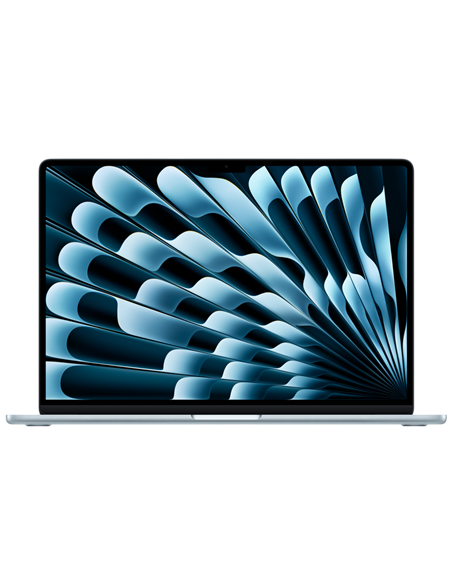 Laptop 15,3" Apple MacBook Air A3241, Sky Blue, M4 with 10-core CPU and 10-core GPU, 16GB/256GB, macOS Sequoia