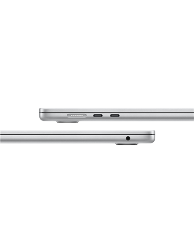 Laptop 15,3" Apple MacBook Air A3241, Argintiu, M4 with 10-core CPU and 10-core GPU, 24GB/512GB, macOS Sequoia