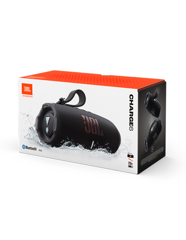 Портативная колонка JBL Charge 6, Чёрный