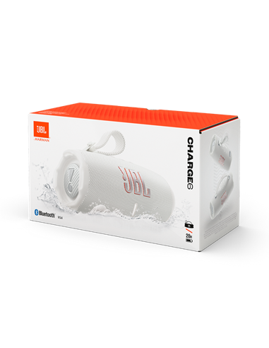 Портативная колонка JBL Charge 6, Белый