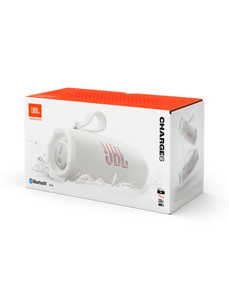 Boxă portabilă JBL Charge 6, Alb