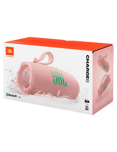Портативная колонка JBL Charge 6, Розовый