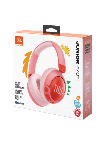 Căști JBL JR470NC, Alb | Gri