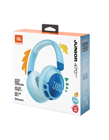 Căști JBL JR470NC, Albastru