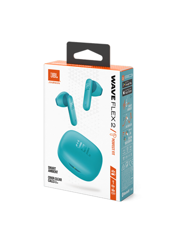 Căști JBL. Wave Flex 2, Albastru