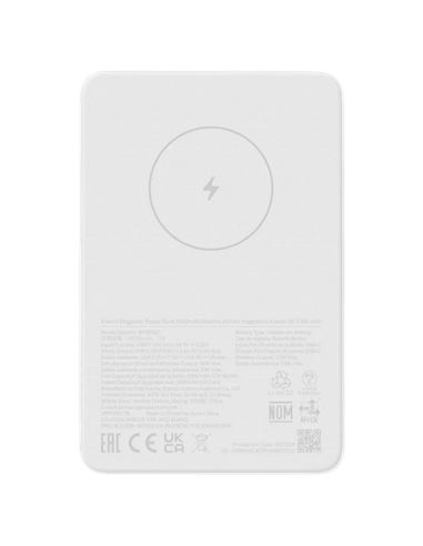 Acumulator extern Xiaomi BHR9303GL, 5000mAh, Alb