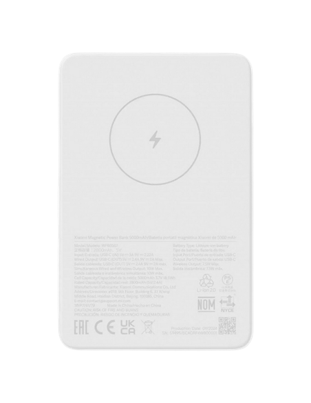 Acumulator extern Xiaomi BHR9303GL, 5000mAh, Alb