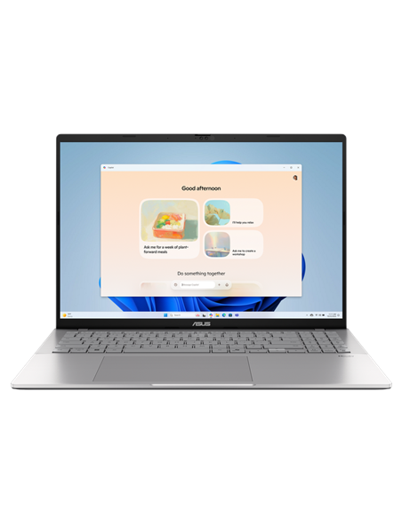 Laptop 16" ASUS Vivobook S 16 S3607VA, Cool Silver, Intel Core i7-13620H, 16GB/1024GB, Fără SO