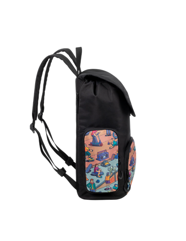 Рюкзак Rivacase 5425, Полиэстер, Skaters