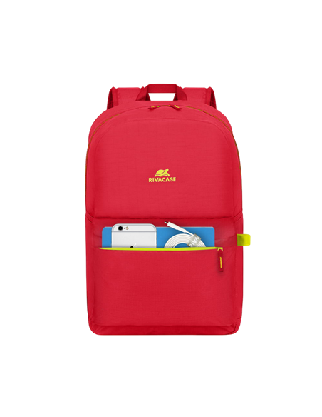 Rucsac Rivacase 5562, Poliester, Roșu
