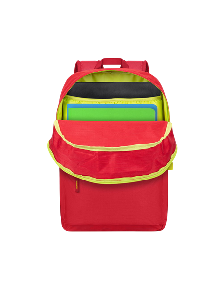 Rucsac Rivacase 5562, Poliester, Roșu