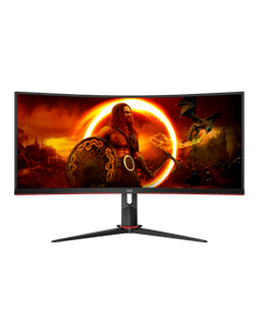 34" Игровой монитор AOC CU34G2XP/BK, VA 3440x1440 WQHD, Чёрный