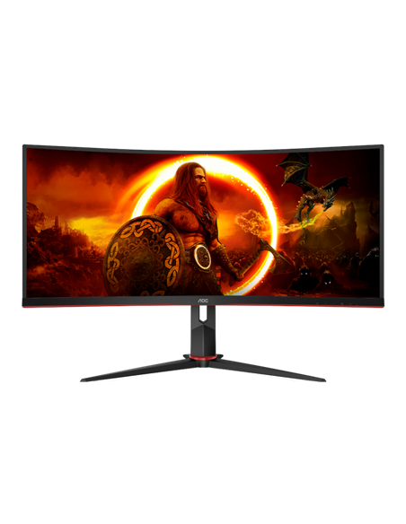 34" Monitor Gaming AOC CU34G2XP/BK, VA 3440x1440 WQHD, Negru