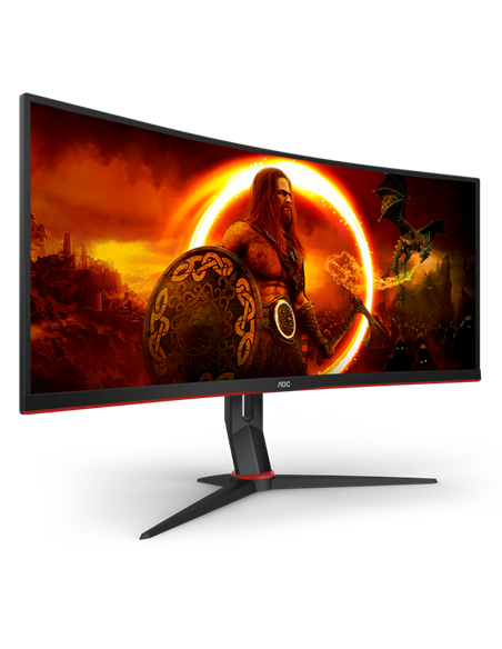 34" Monitor Gaming AOC CU34G2XP/BK, VA 3440x1440 WQHD, Negru