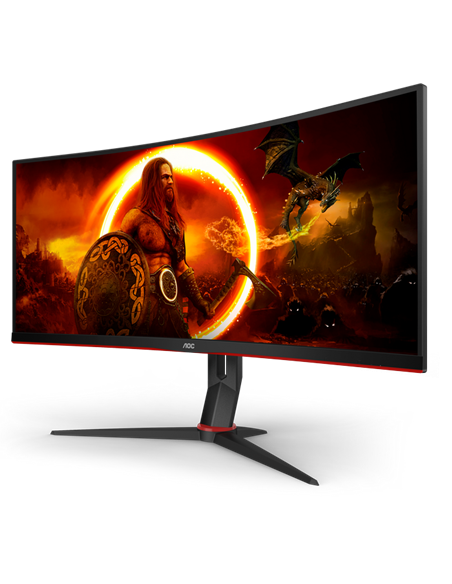 34" Игровой монитор AOC CU34G2XP/BK, VA 3440x1440 WQHD, Чёрный