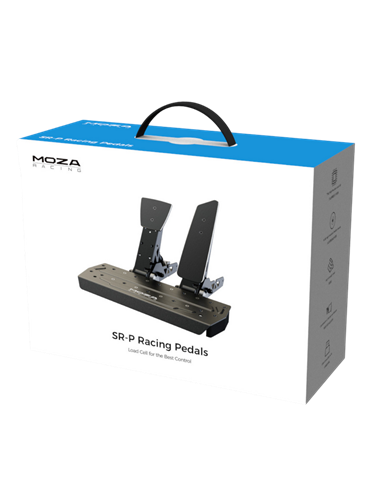 Pedale MOZA SR-P Double Pedals with Base, Negru