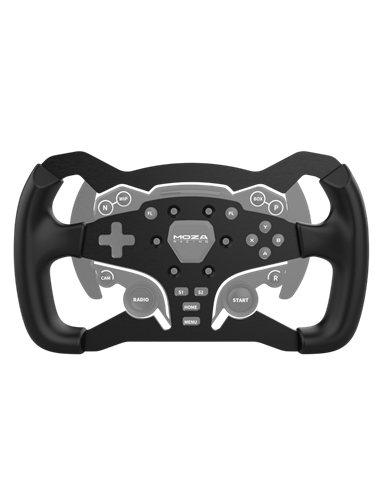 Cadru de directie MOZA Wheel Mod pentru ES Formula, Negru