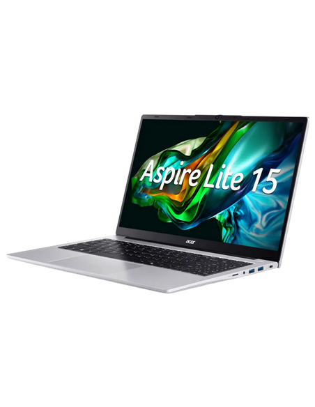 Laptop 15,6" Acer Aspire Lite 15 AL15-41P, Light Silver, AMD Ryzen 7 5700U, 16GB/512GB, Linux eShell Laptop 15,6" Acer Aspire Lite 15 AL15-41P, Light Silver, AMD Ryzen 7 5700U, 16GB/512GB, Linux eShell