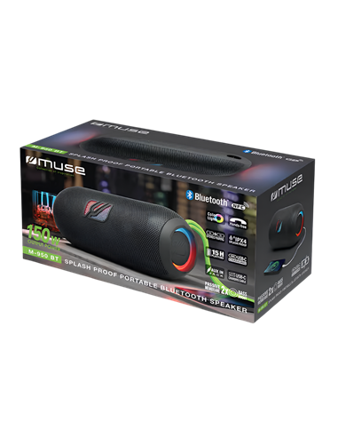 Boxă portabilă MUSE M-950 BT, Negru