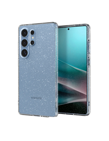 Husă Spigen Liquid Crystal pentru Samsung Galaxy S25, Cristal cu sclipici