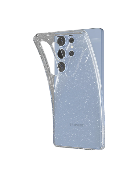 Husă Spigen Liquid Crystal pentru Samsung Galaxy S25, Cristal cu sclipici